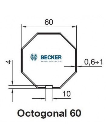 Bagues moteur Becker R Octogonal 60