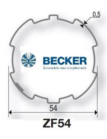 Bagues moteur Becker R ZF 54