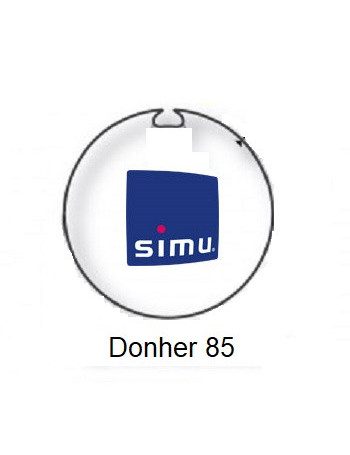 Simu 9521008 - Bagues Donher 85 moteur Simu T5 - Dmi5