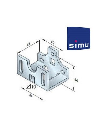 Simu 9001735 - Support moteur Simu T5 Déporté
