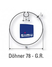 Bagues Dohner 78 moteur Simu T6 - Dmi6