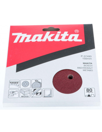Makita P-37493 - Disques abrasifs Makita 150 mm 6 trous