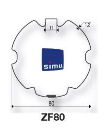 Simu 9521033 - Bagues ZF80 moteur Simu T5 - Dmi5