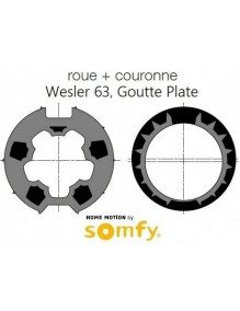 Bagues Wesler 63 moteur Somfy LT50 et LT50 CSI
