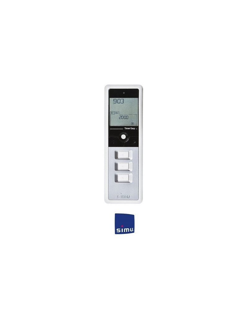 Telecommande Simu Timer Easy 1 canal Grise