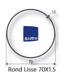 Bagues Rond lisse 70x1,5 moteur Simu T5 - Dmi5