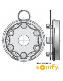 Support moteur Somfy LT50 LT60 anneau à boucle