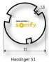 Somfy 9500365 - Bagues Hassinger 51 moteur Somfy Ls40