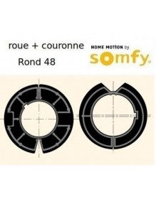 Somfy 9500335 - Bagues Rond 48 moteur Somfy Ls40