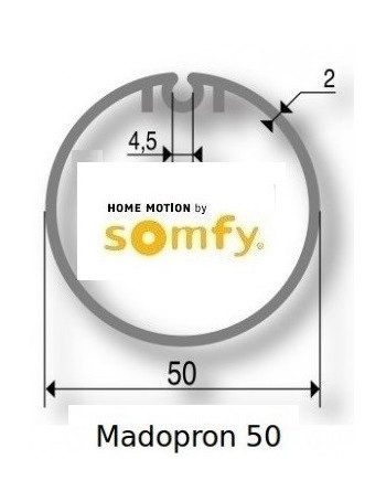 Somfy 9500422 - Bagues Madopron 50 moteur Somfy Ls40