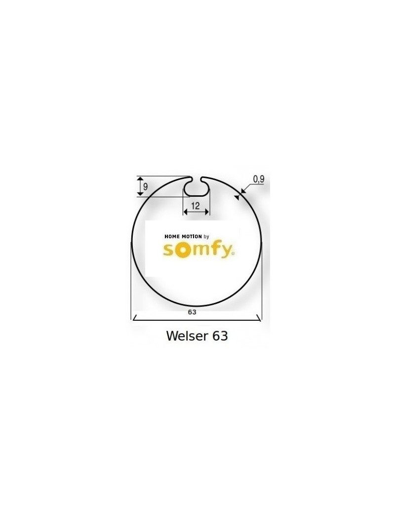 Somfy 9500342 - Bagues Welser 63 moteur Somfy Ls40 Somfy 9500342 - Bagues Welser 63 moteur Somfy Ls40